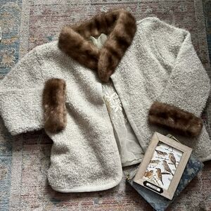 1950s Knit Mink Coat